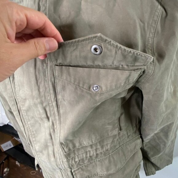 Madewell Mens $158 Field Hooded Jacket Green Size S L2084 - Picture 2 of 11